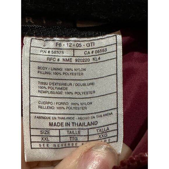 Vintage 90s Nike Red Black USC NCAA Trojans Full Zip Jacket Size XXL - Picture 8 of 9